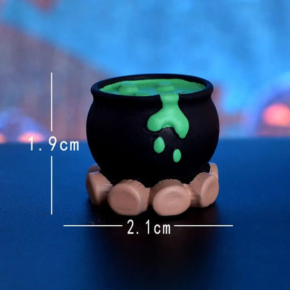 Mini Citrouille Décorative en Résine - DIY Halloween