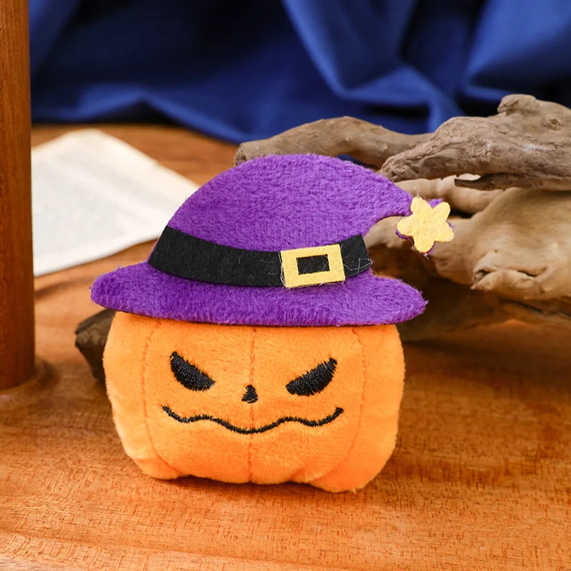 Porte-clés Peluche Halloween - Citrouille, Fantôme, Chauve-souris