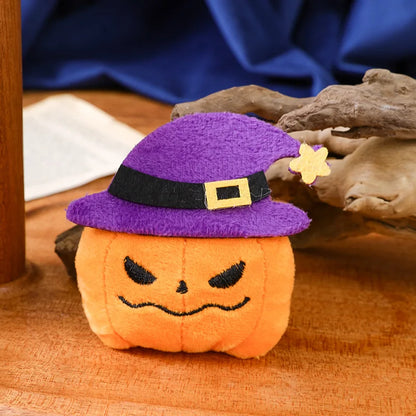 Porte-clés Peluche Halloween - Citrouille, Fantôme, Chauve-souris