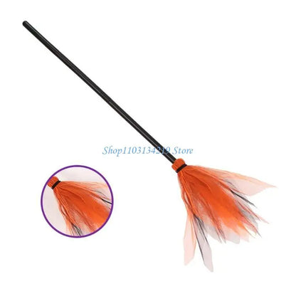 Balai de Sorcière en Tulle - Accessoire Costume Halloween