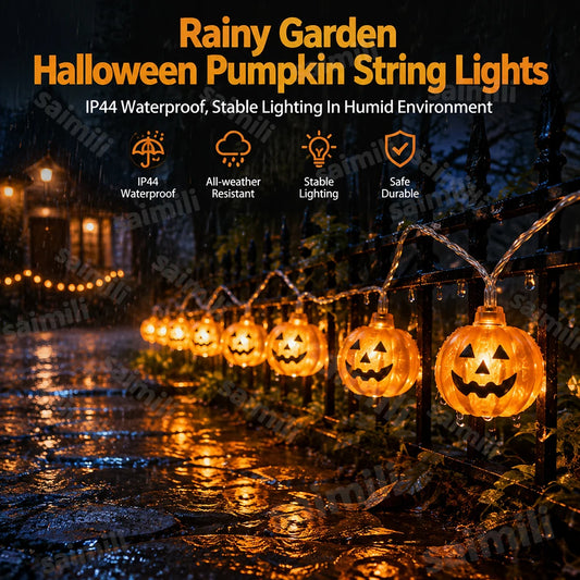 Guirlande Lumineuse Citrouille Halloween - Ambiance Horreur