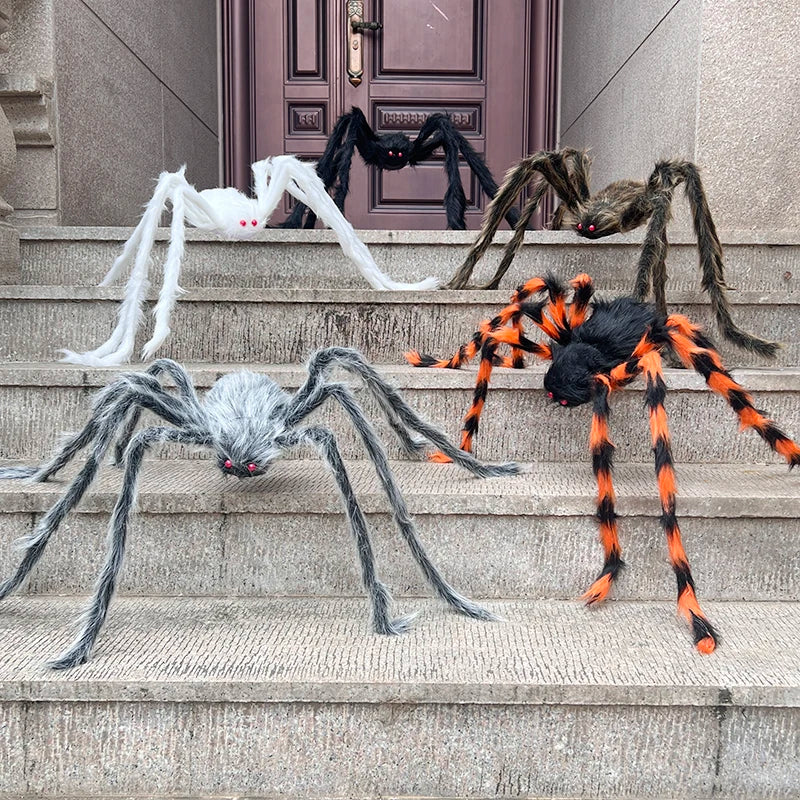 Araignée Géante Noire Halloween - Décoration Maison Hantée