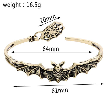 Bracelet chauve-souris vampire Halloween – Style gothique