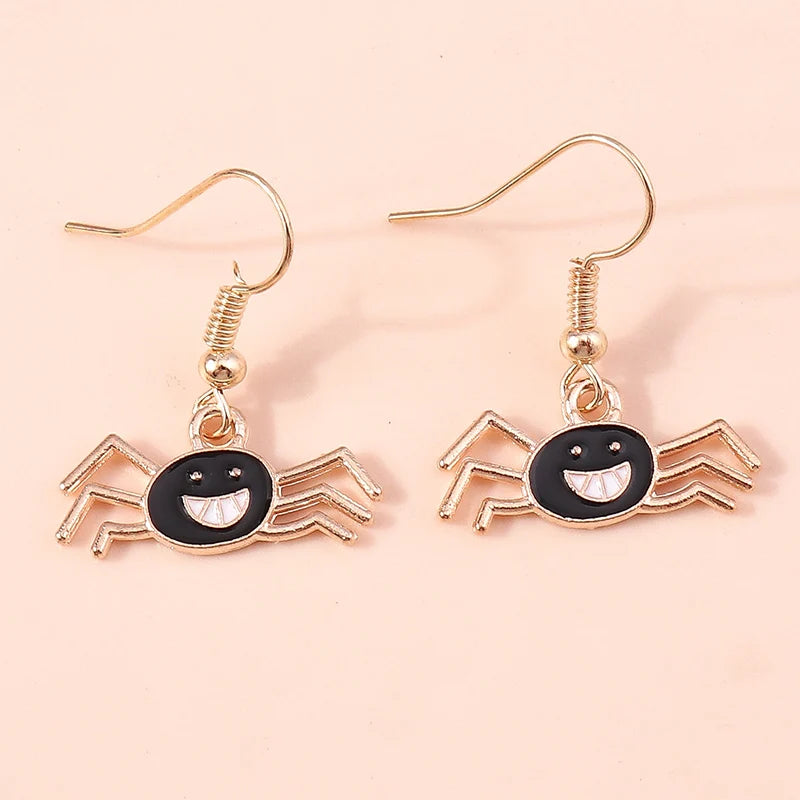 Boucles d'oreilles Halloween – Momie, œil, fantôme et citrouille