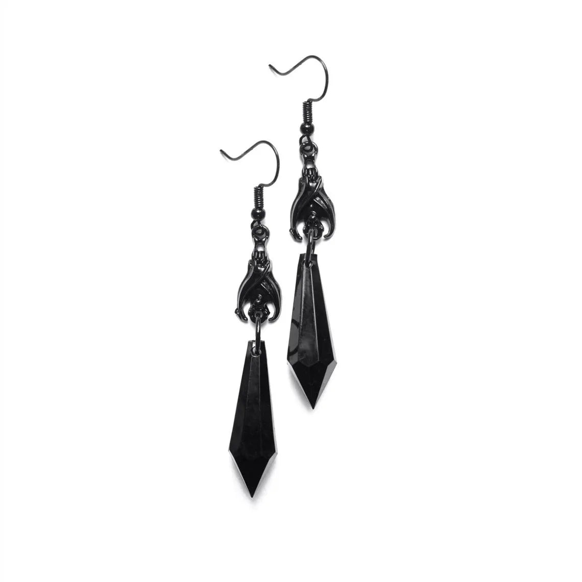 Boucles d'Oreilles Chauve-Souris Gothiques Halloween