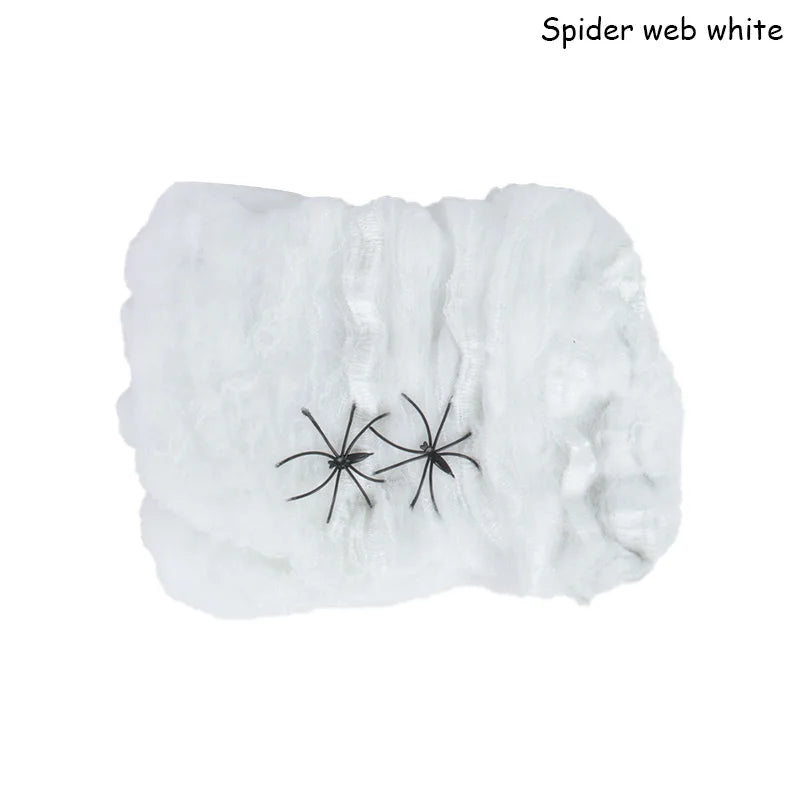 Toile d'Araignée Extensible Halloween - Décoration Maison Hantée