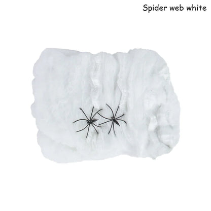 Toile d'Araignée Extensible Halloween - Décoration Maison Hantée
