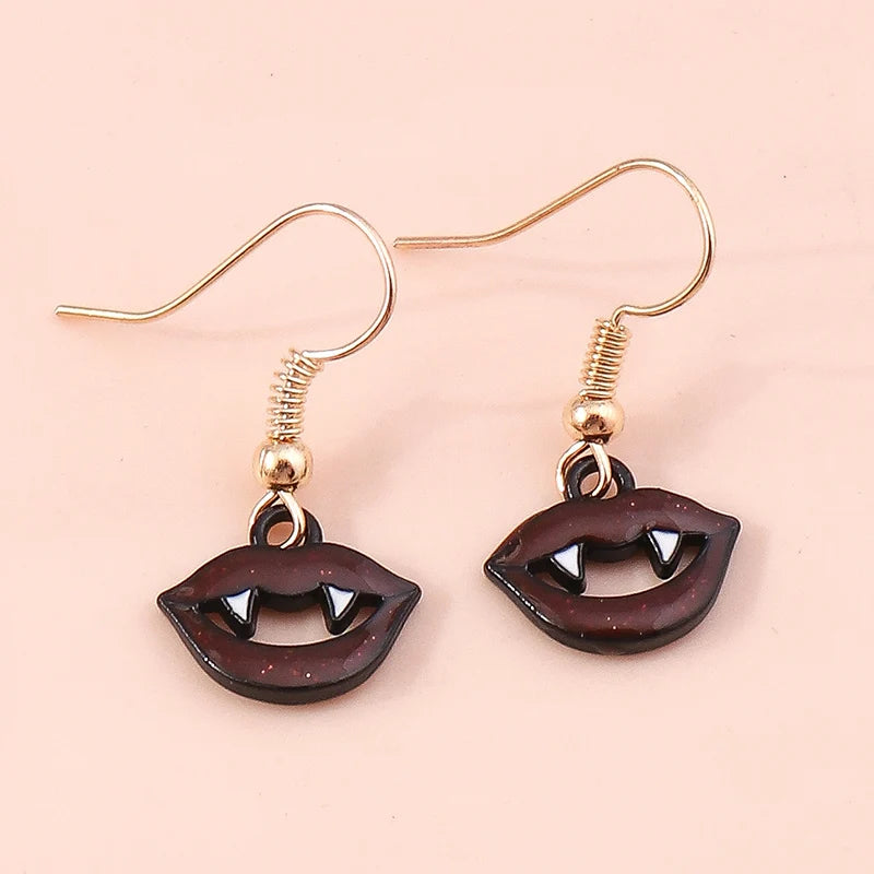 Boucles d'oreilles Halloween – Momie, œil, fantôme et citrouille