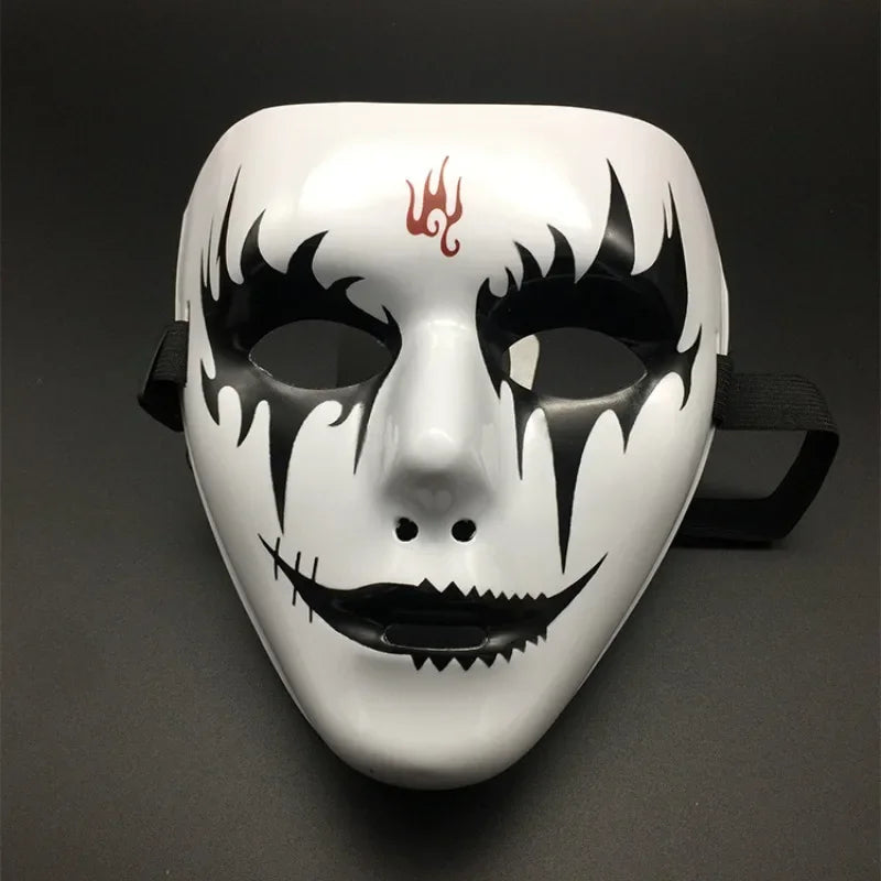 Masque Clown Macabre Noir et Or - Halloween