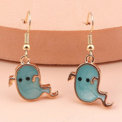 Boucles d'oreilles Halloween – Momie, œil, fantôme et citrouille
